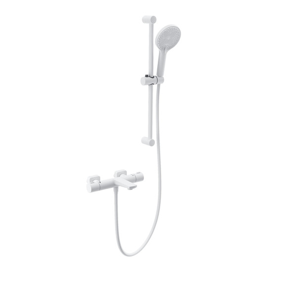 Смесители для ванны с термостатом Wonzon & Woghand WW-C2021-A-MW, белый фото 