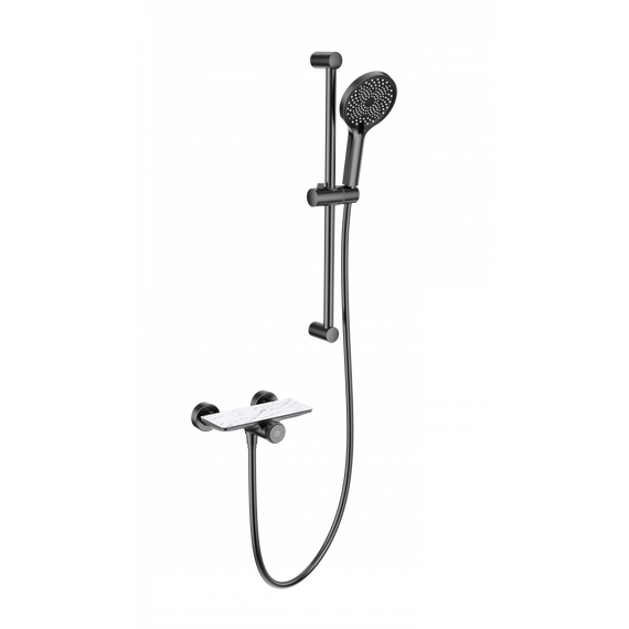 Смесители для душа Wonzon & Woghand ClickPlate WW-B2052-A-BGG, тёмный графит фото 