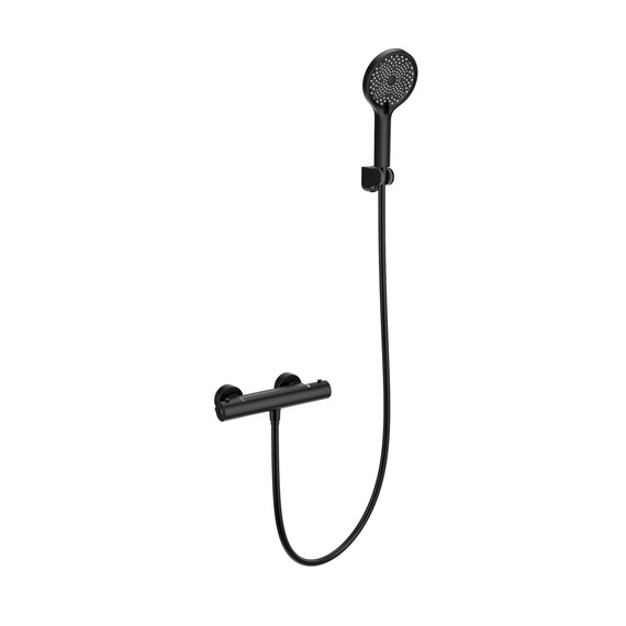 Смесители для душа с термостатом Wonzon & Woghand Inn WW-B2012-A-MB, чёрный фото 