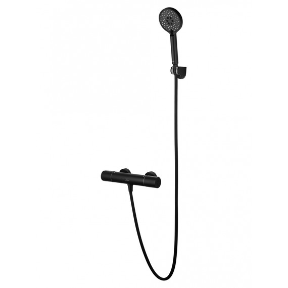 Смесители для душа с термостатом Wonzon & Woghand Inn WW-A2006-A-MB, чёрный фото 