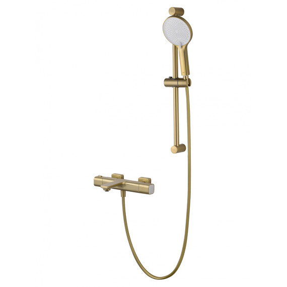 Смесители для ванны с термостатом Wonzon & Woghand Solid WW-C2011-A-BG, золото фото 