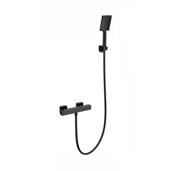 Смесители для душа с термостатом Wonzon & Woghand Stay WW-B2062-A-MB, чёрный фото 