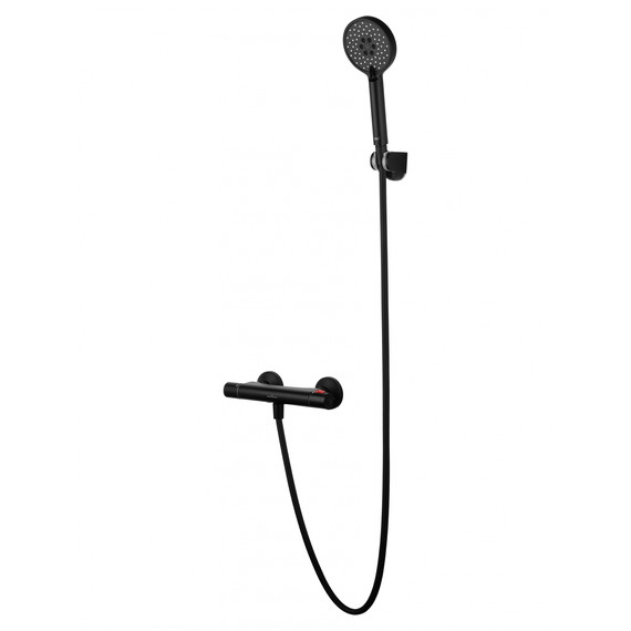 Смесители для душа с термостатом Wonzon & Woghand Inn WW-B2005-A-MB, чёрный фото 