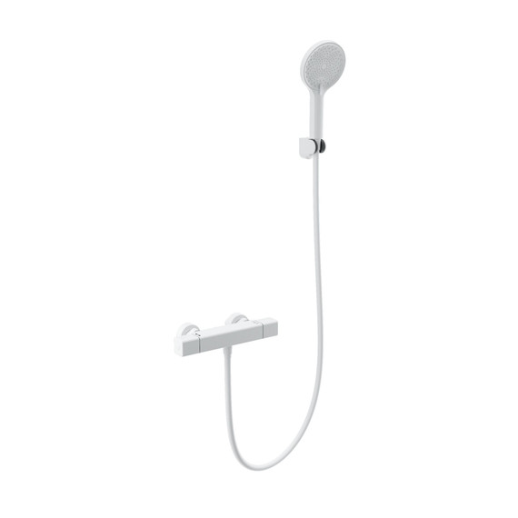 Смесители для душа с термостатом Wonzon & Woghand Stay WW-B2016-A-MW, белый фото 