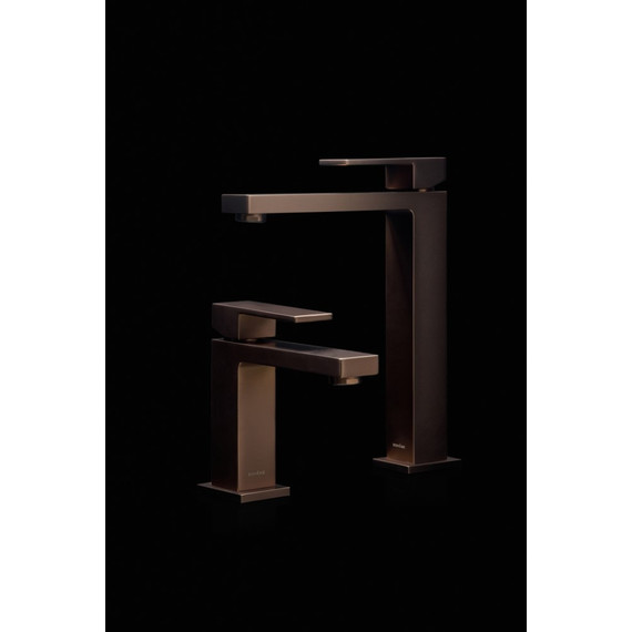 Смеситель для раковины Boheme Qubic 471-BRB, брашированная бронза фото 4