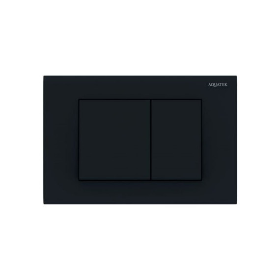 Кнопка смыва Aquatek KDI-0000012, чёрный матовый фото 