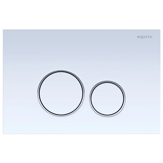 Кнопка смыва Aquatek KDI-0000015, белый фото 