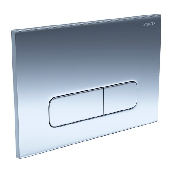 Кнопка смыва Aquatek KDI-0000016, хром глянцевый фото 2