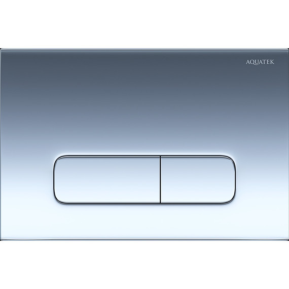 Кнопка смыва Aquatek KDI-0000016, хром глянцевый фото 