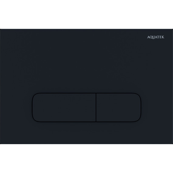 Кнопка смыва Aquatek KDI-0000017, чёрный матовый фото 