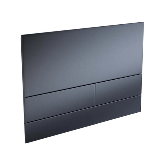 Кнопка смыва Aquatek KDI-0000054, оружейная сталь фото 2