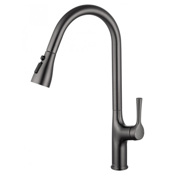 Смесители для кухни Wonzon & Woghand WW-AE54123-BGG, тёмный графит фото 