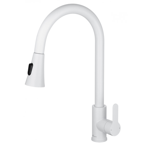 Смесители для кухни Wonzon & Woghand WW-121E201L-MW, белый фото 