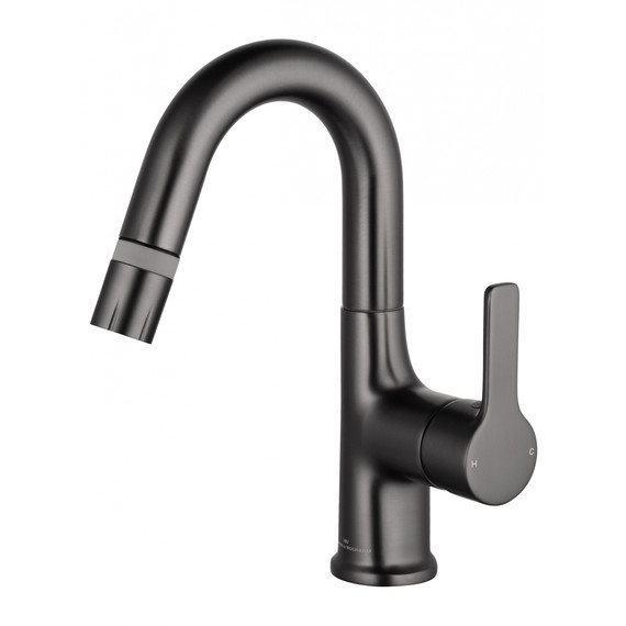 Смесители для раковины Wonzon & Woghand WW-FE01L212-BGG, тёмный графит фото 