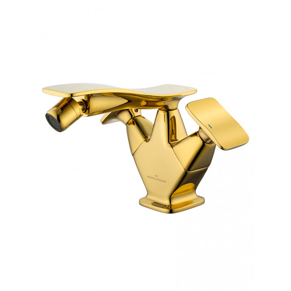Смеситель для биде Wonzon & Woghand Shakespeare WW-655001-DG, золото фото 