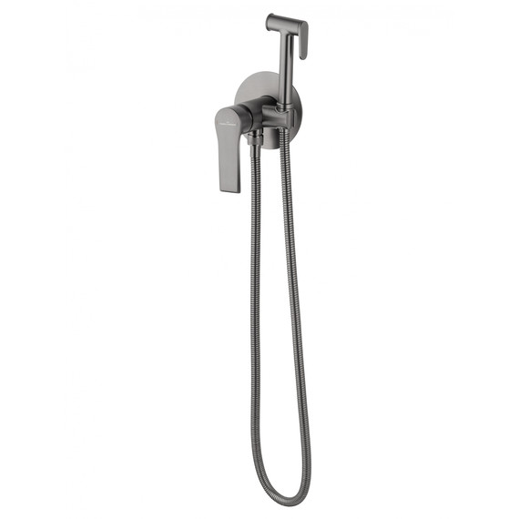 набор для гигиенического душа Wonzon & Woghand Brilliant WW-88829079-BGM (со скрытой частью) тёмный графит фото 