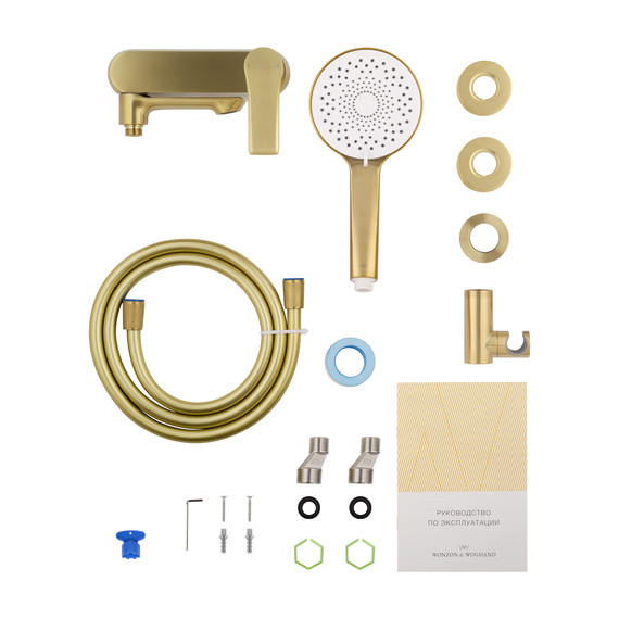 Смесители для ванны Wonzon & Woghand Brilliant WW-88037079-BG, золото фото 7