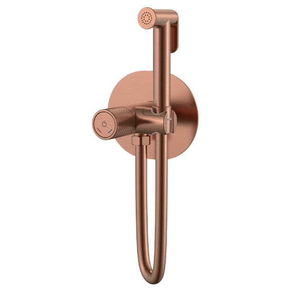 Набор для гигиенического душа Boheme Tech 157-CB (со скрытой частью) брашированная медь фото 