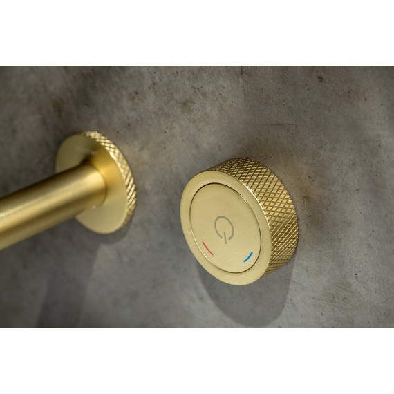 Смеситель для раковины Boheme Tech 158/2-MG, золото матовое фото 5