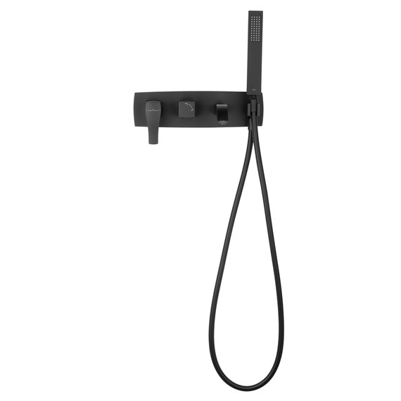 Смесители для ванны Wonzon & Woghand Flex WW-88889072-MB (со скрытой частью) чёрный фото 2