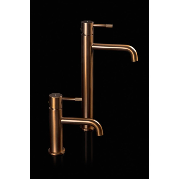 Смеситель для раковины Boheme Uno 461-BRB, брашированная бронза фото 3