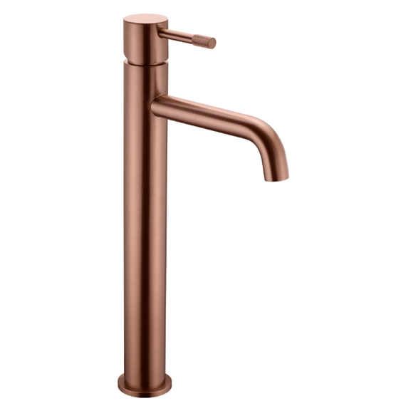 Смеситель для раковины высокий Boheme Uno 462-BRB, брашированная бронза фото 