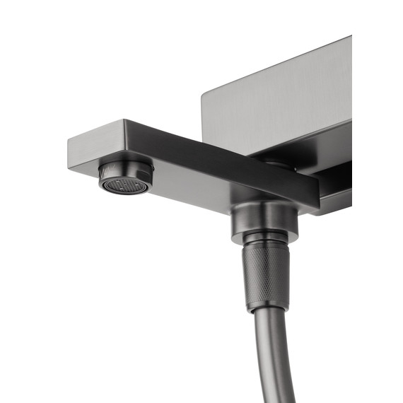 Смесители для ванны Wonzon & Woghand Cube 2.0 WW-88037068-BGM, тёмный графит фото 4