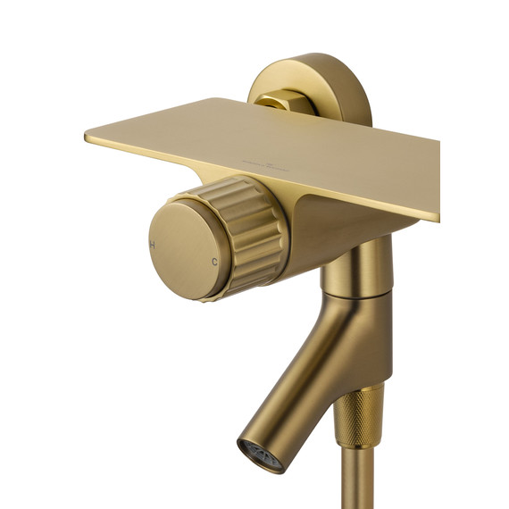 Смесители для ванны Wonzon & Woghand Click WW-FE05L221-BG, золото фото 6