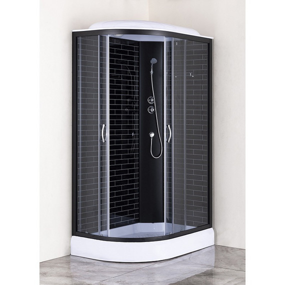 Душевая кабина Loranto 120x80 см CS-66120-13R GB 120,  чёрный/прозрачное фото 2