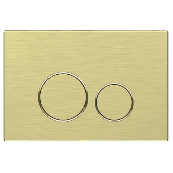 Кнопка смыва Vincea VFP-005BG, брашированное золото фото 