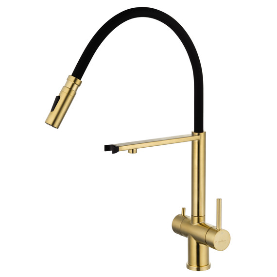 Смесители для кухни Wonzon & Woghand WW-88458009-BG, золото фото 2