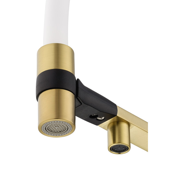 Смесители для кухни Wonzon & Woghand WW-88458012-BG?MW), золото фото 4