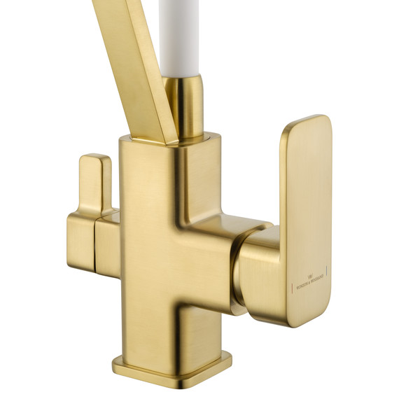 Смесители для кухни Wonzon & Woghand WW-88458013-BG(MW), золото фото 5