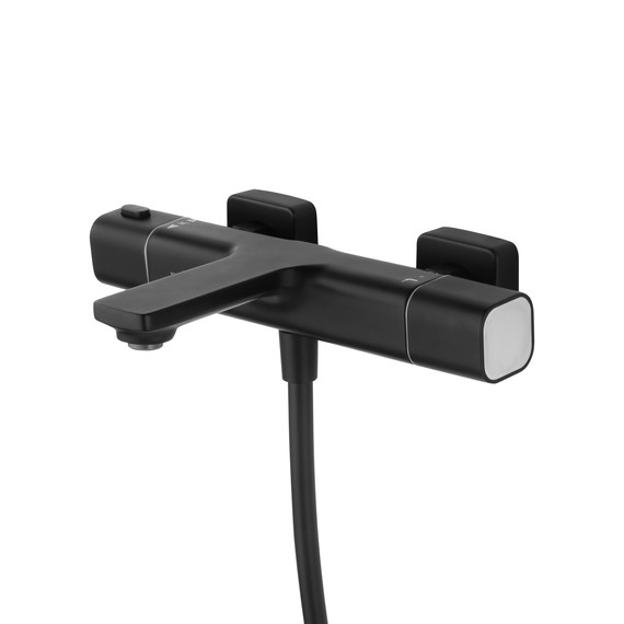 Смесители для ванны с термостатом Wonzon & Woghand Solid WW-C2011-A-MB, чёрный фото 4