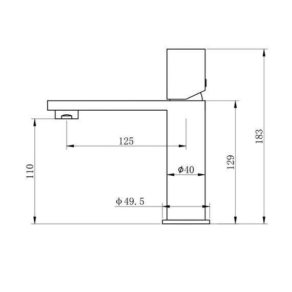Смесители для раковины Wonzon & Woghand WW-101-BS, никель фото 6