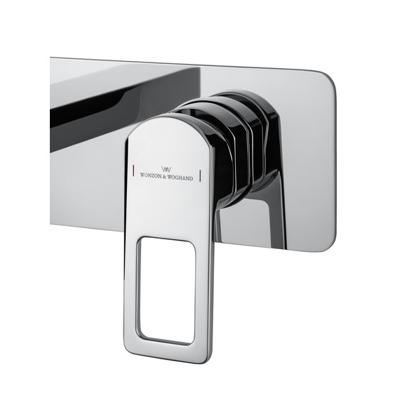 Смеситель для раковины настенный Wonzon & Woghand Frame WW-88869010-CR (со скрытой частью) фото 4