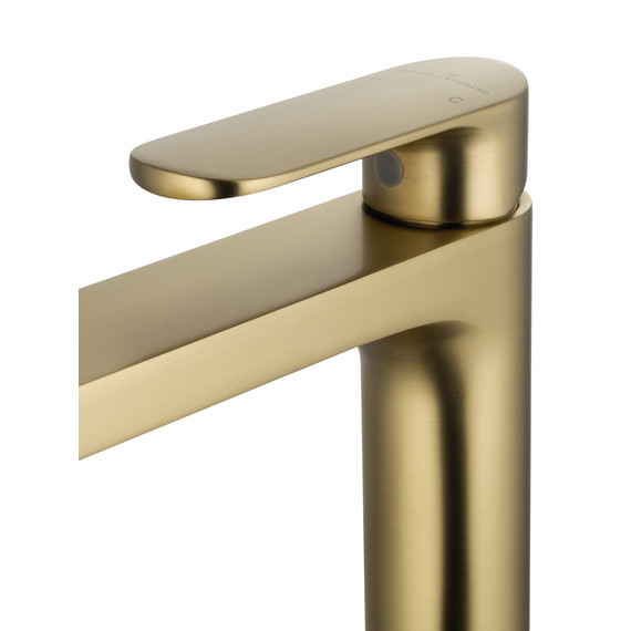 Смеситель для раковины высокий Wonzon & Woghand WW-H1034-BG, золото фото 4