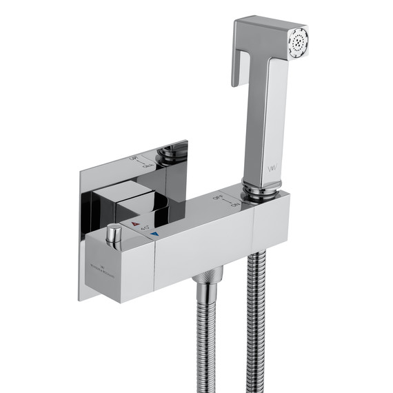 набор для гигиенического душа с термостатом Wonzon & Woghand WW-88819903-CR (со скрытой частью) фото 4