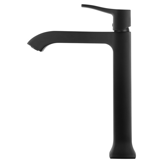 Смеситель для раковины высокий Wonzon & Woghand Flex WW-88019072-MB, чёрный фото 2