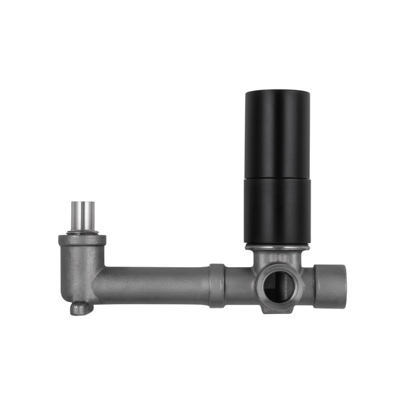 Смеситель для раковины настенный Wonzon & Woghand WW-105-MB (со скрытой частью) чёрный фото 5