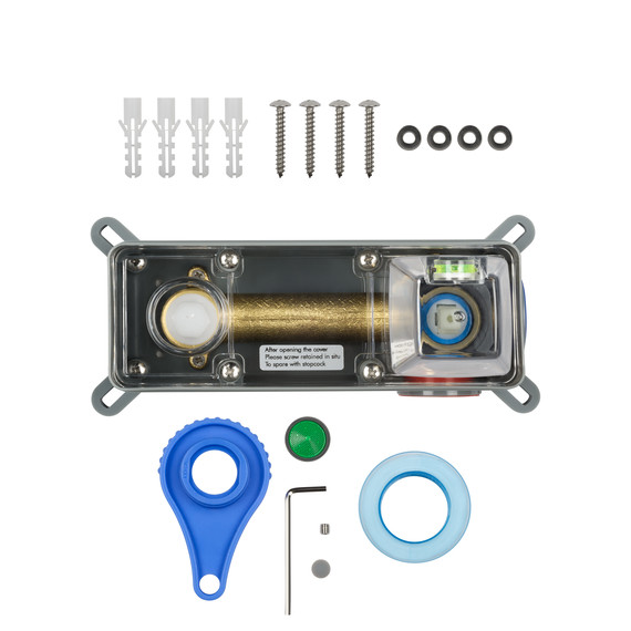 Смеситель для раковины настенный Wonzon & Woghand Frame WW-88869010-MB (со скрытой частью) чёрный фото 5