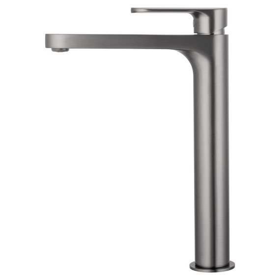 Смеситель для раковины высокий Wonzon & Woghand WW-H1034-BGG, тёмный графит фото 2