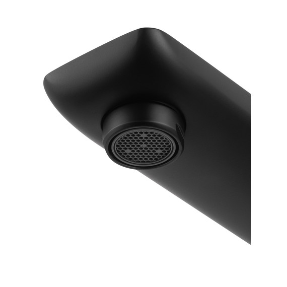 Смеситель для раковины настенный Wonzon & Woghand Edge WW-88869003-MB (со скрытой частью) чёрный фото 3