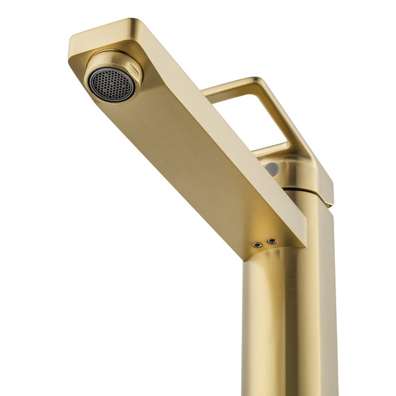 Смеситель для раковины высокий Wonzon & Woghand Frame WW-88239010-BG, золото фото 3