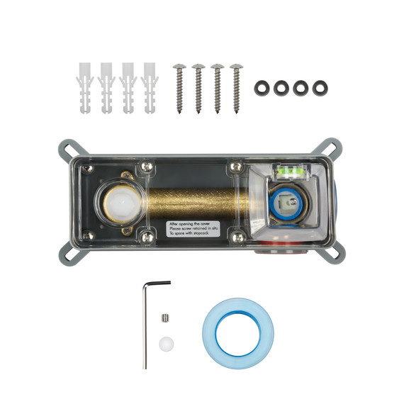 Смеситель для раковины настенный Wonzon & Woghand Fit WW-88869009-CR (со скрытой частью) фото 4