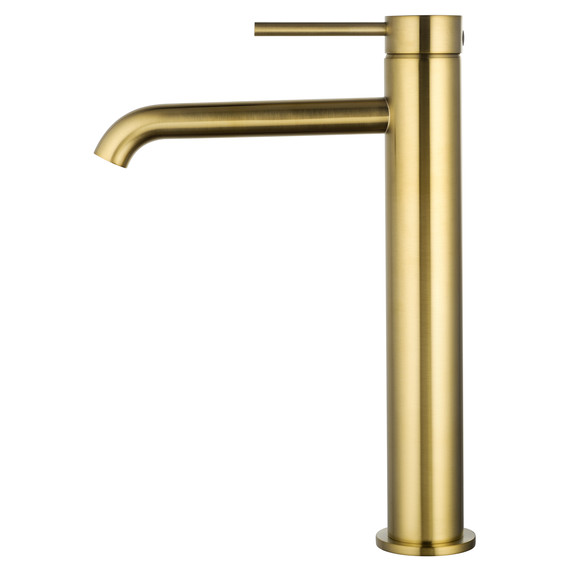 Смеситель для раковины высокий Wonzon & Woghand Stick WW-88239017-BG, золото фото 2
