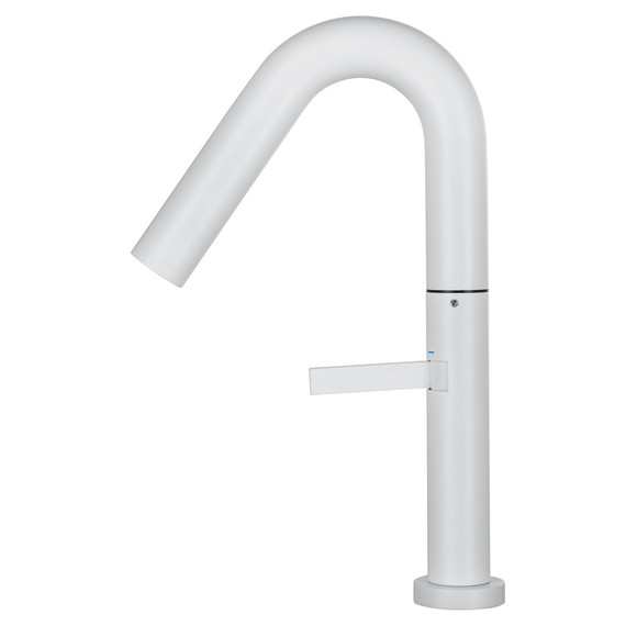 Смеситель для раковины высокий Wonzon & Woghand WW-6068-MW, белый фото 2