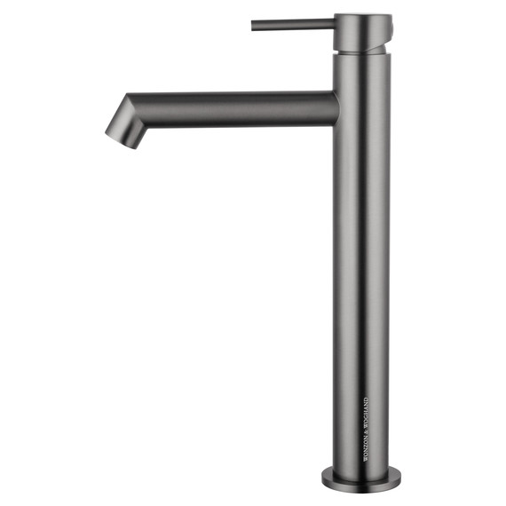 Смеситель для раковины высокий Wonzon & Woghand WW-H1064-BGG, тёмный графит фото 2