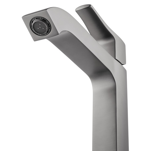 Смеситель для раковины высокий Wonzon & Woghand Flex WW-88019072-BGM, тёмный графит фото 3