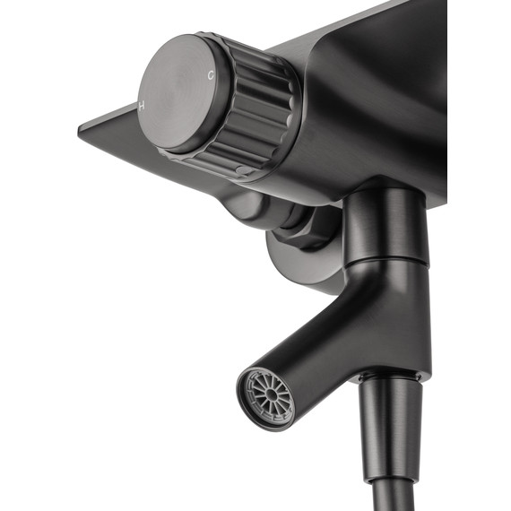 Смесители для ванны Wonzon & Woghand Click WW-FE05L222-BGG, тёмный графит фото 3